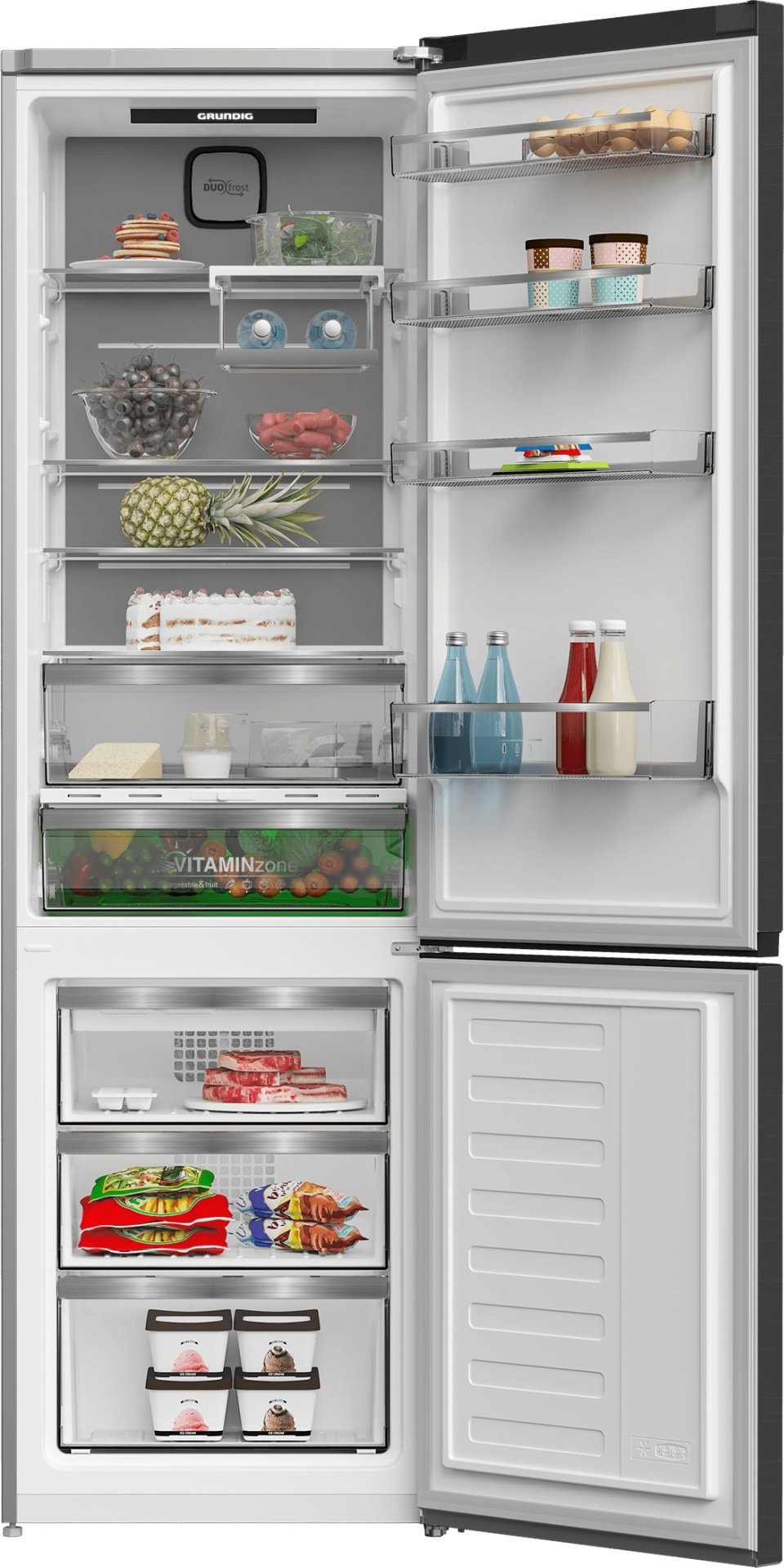 Холодильник Grundig GKPN 669307 FXD черный - ForteMarket Холодильник Grundig GKPN 669307 FXD черный купить,0