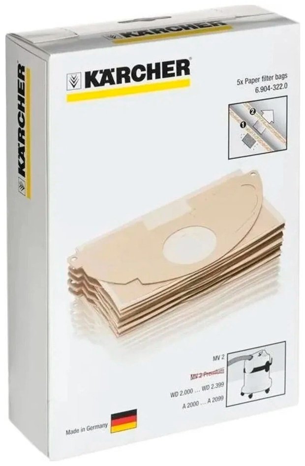 Мешок-пылесборник Karcher 6.904-322.0