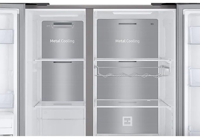 Холодильник Samsung RS63R5571SL серебристый купить,0
