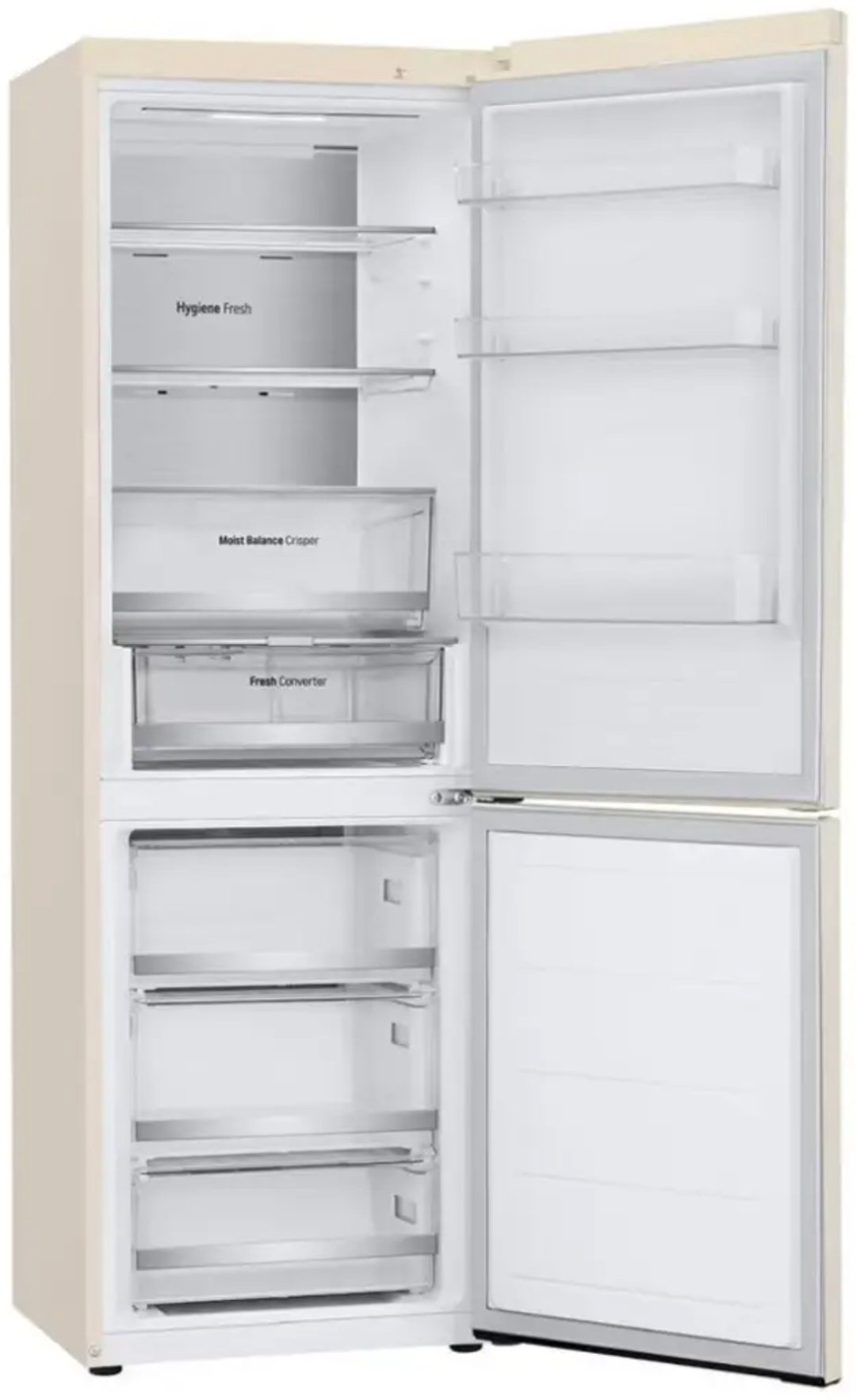 Холодильник LG GC-B459FEPW.ASEQCIS бежевый купить,389990