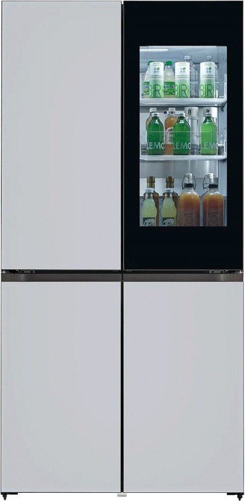 Холодильник LG GR-A24FQAKM серый
