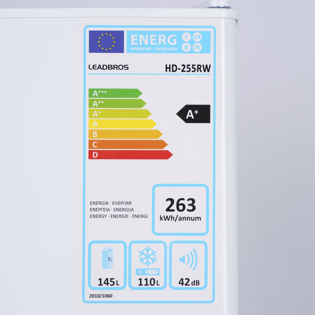Холодильник Leadbros HD-255RW белый купить,0