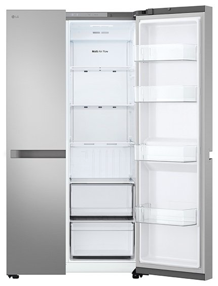 Холодильник LG GC B 257 KMHW серебристый купить,NaN
