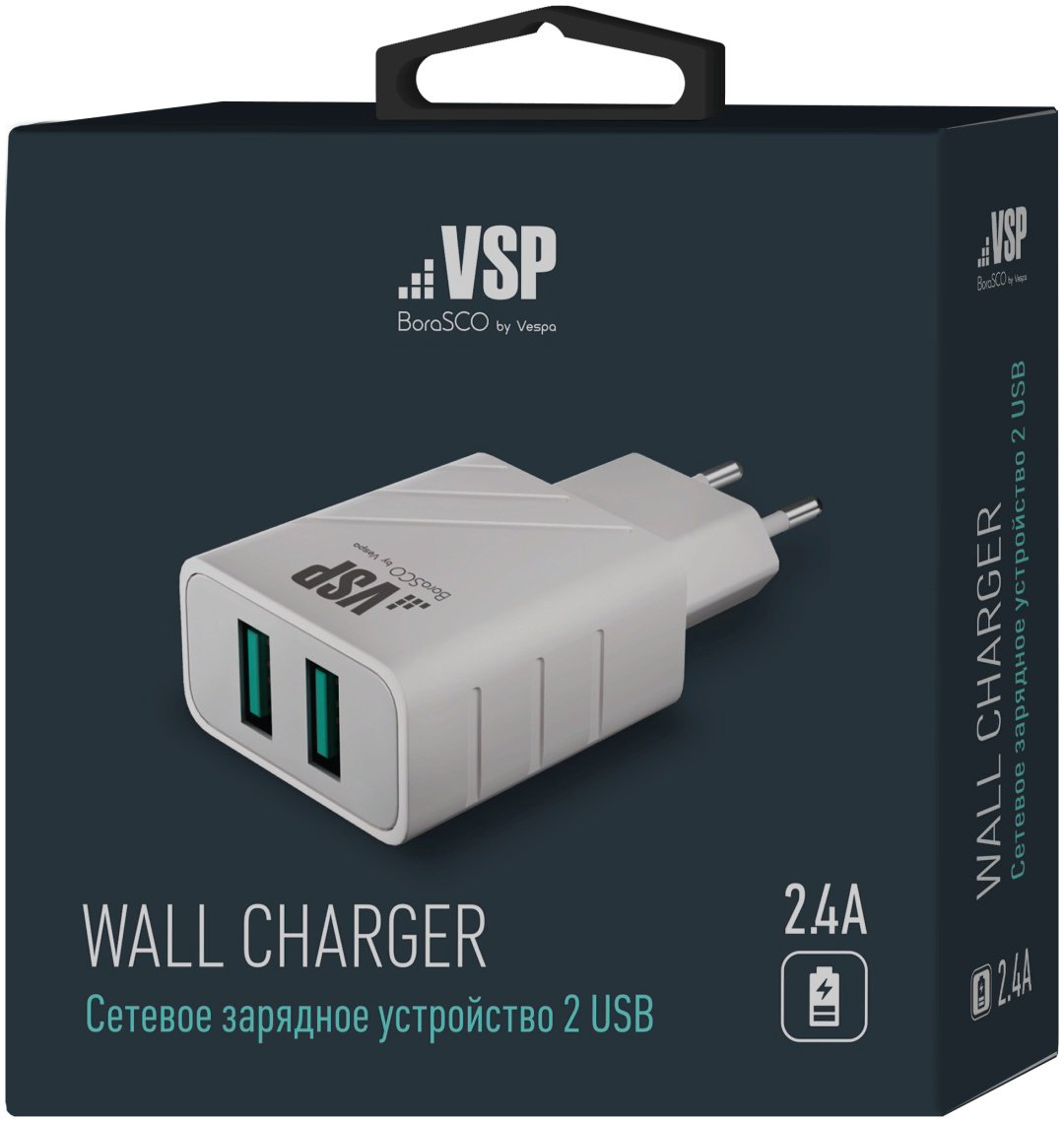 Зарядное устройство BoraSCO VSP 37261 белый купить,4490