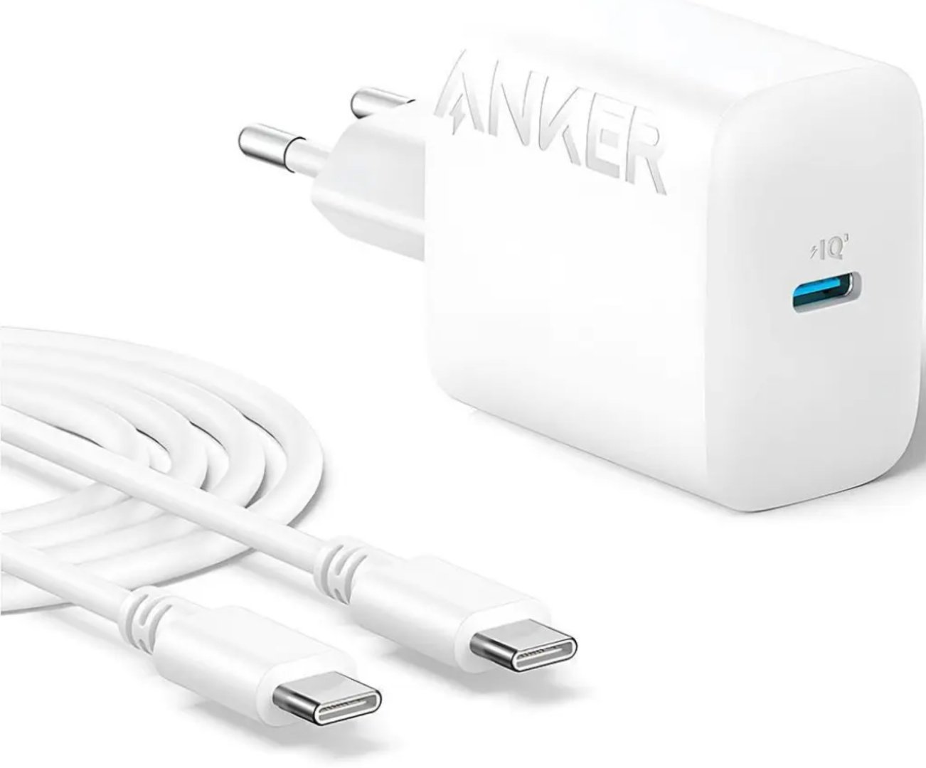 Зарядное устройство Anker B2347 USB Type-C белый