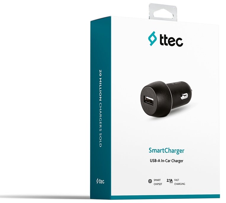 Зарядное устройство TTEC SmartCharger In-Car черный