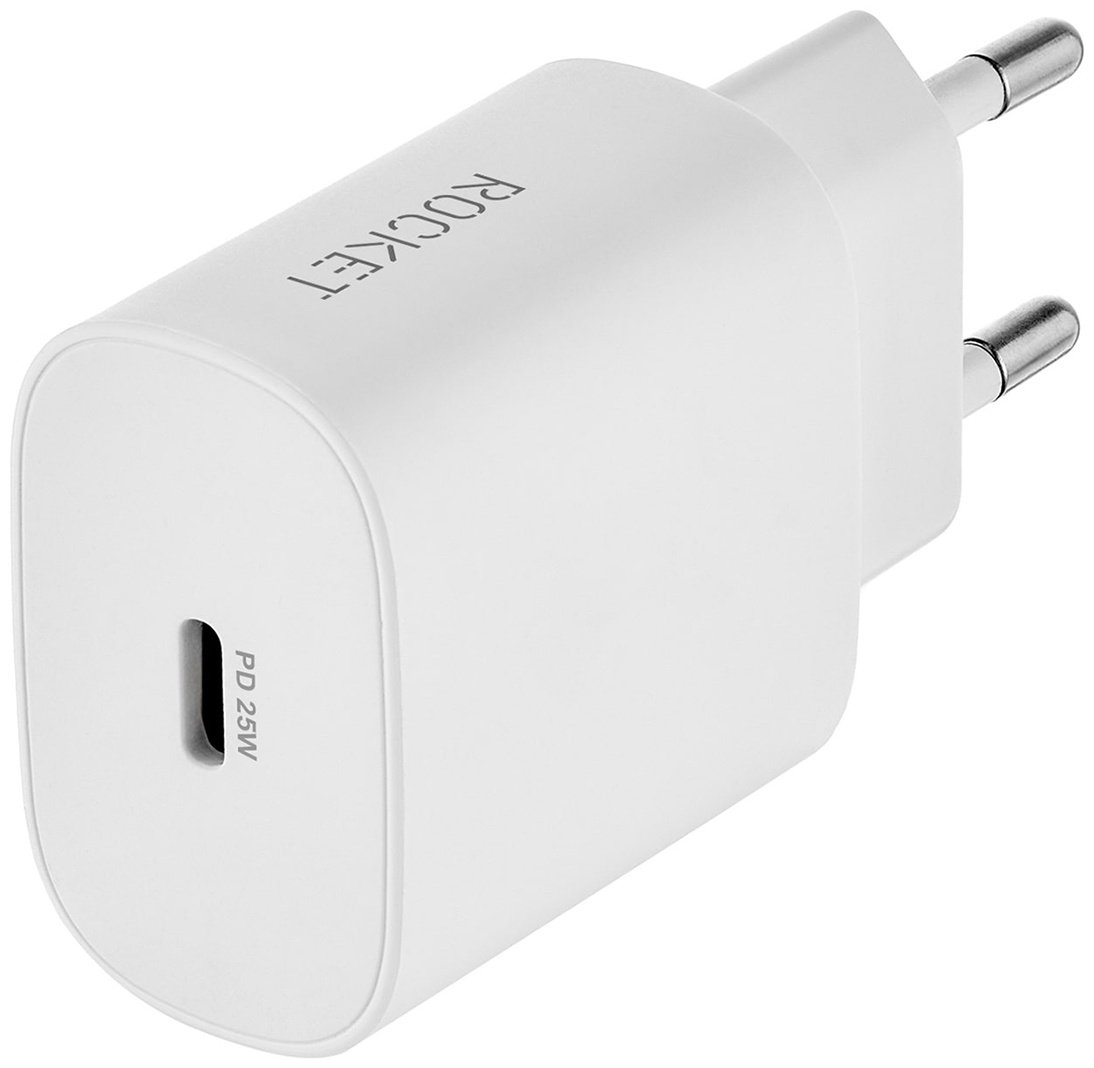 Зарядное устройство Rocket Step 25W USB Type-C белый