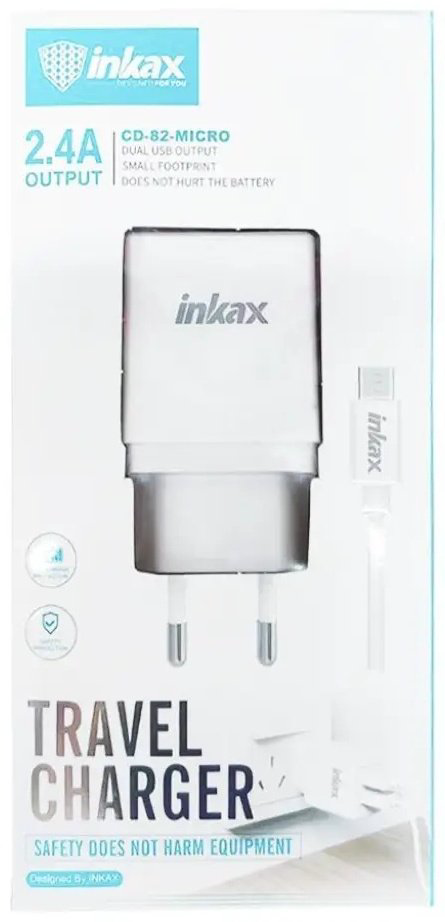Зарядное устройство Inkax CD-82 белый купить,NaN