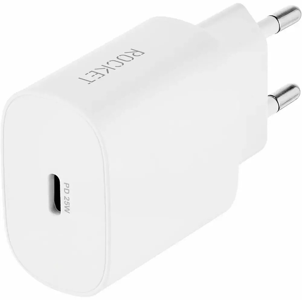 Зарядное устройство Rocket RWCC507WH25CC-C USB Type-C белый купить,NaN