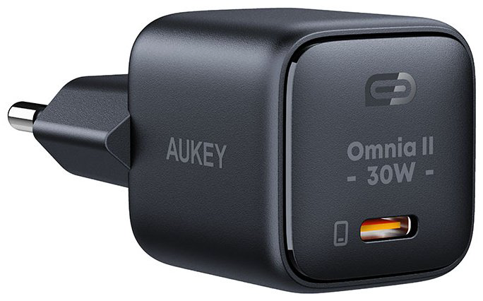 Зарядное устройство Aukey VoltApex II Mini 30W PA-B1L USB Type-C черный купить,NaN