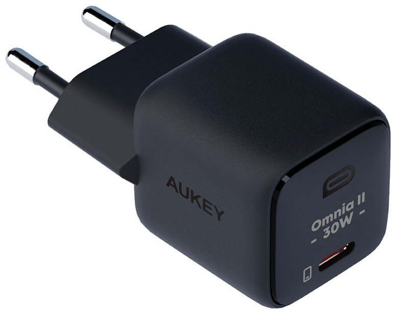 Зарядное устройство Aukey VoltApex II Mini 30W PA-B1L USB Type-C черный купить,NaN