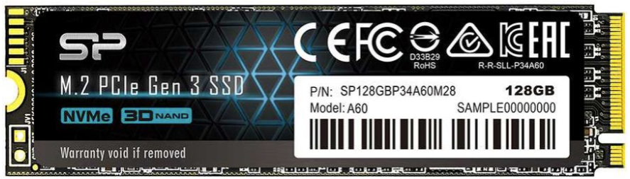 SSD накопитель Silicon Power P34A60 SP128GBP34A60M28 128Gb