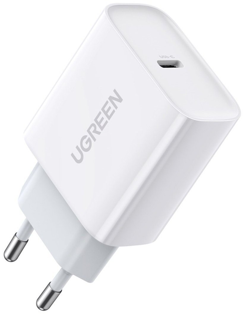 Зарядное устройство Ugreen 60450 USB Type C 20W PD белый