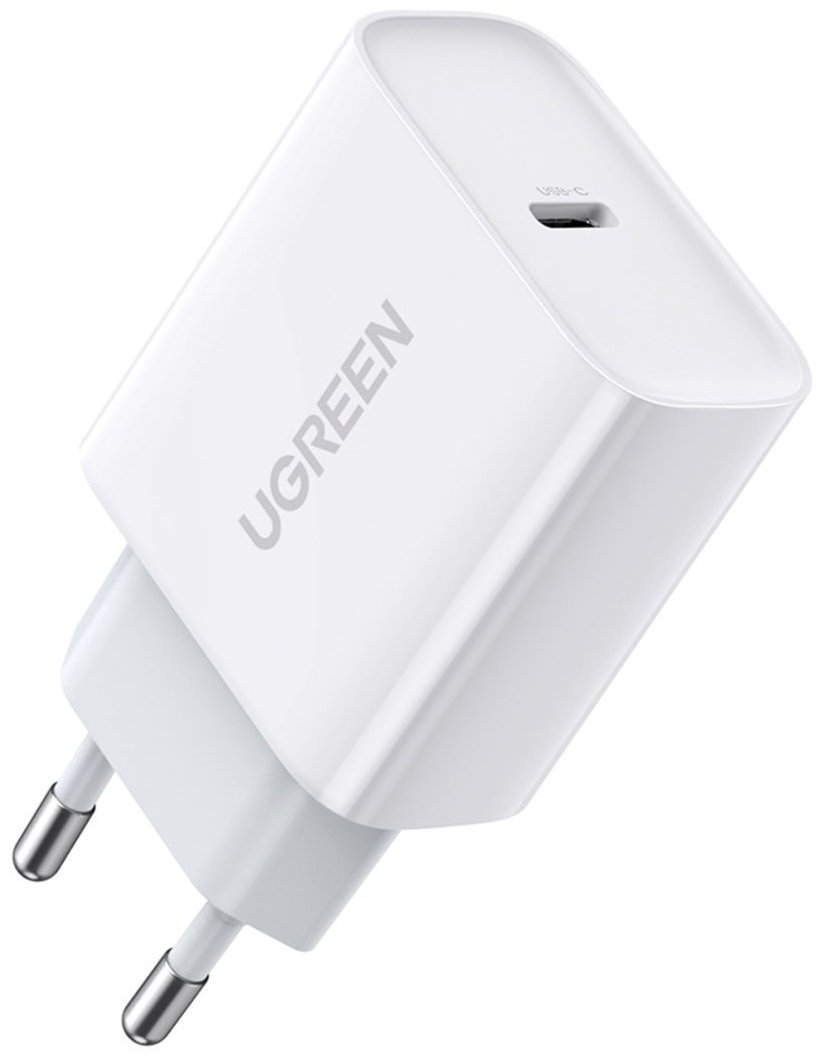 Зарядное устройство Ugreen 60450 USB Type C 20W PD белый купить,NaN
