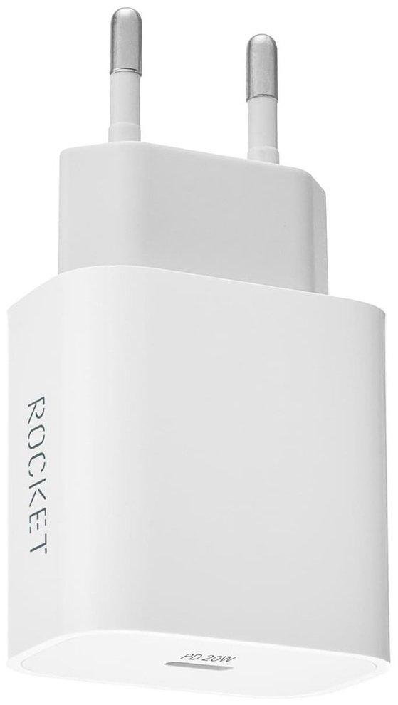 Зарядное устройство Rocket RWC503WH20SP-C USB Type-C белый купить,0