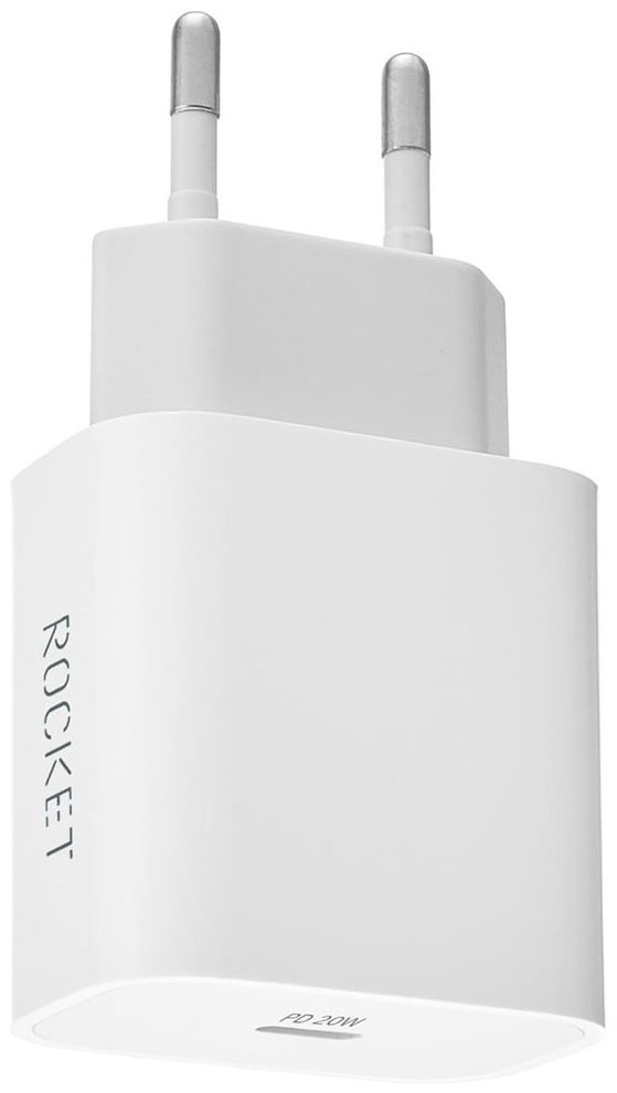 Зарядное устройство Rocket RWC503WH20SP-C USB Type-C белый купить,NaN