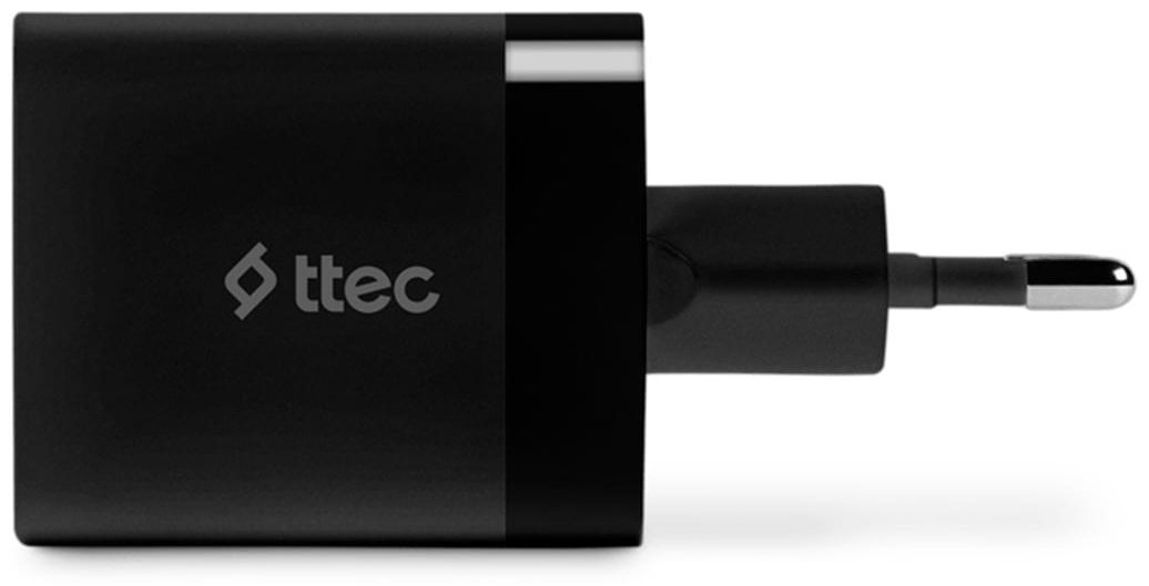 Зарядное устройство TTEC SmartCharger Duo PD 45W черный купить,NaN