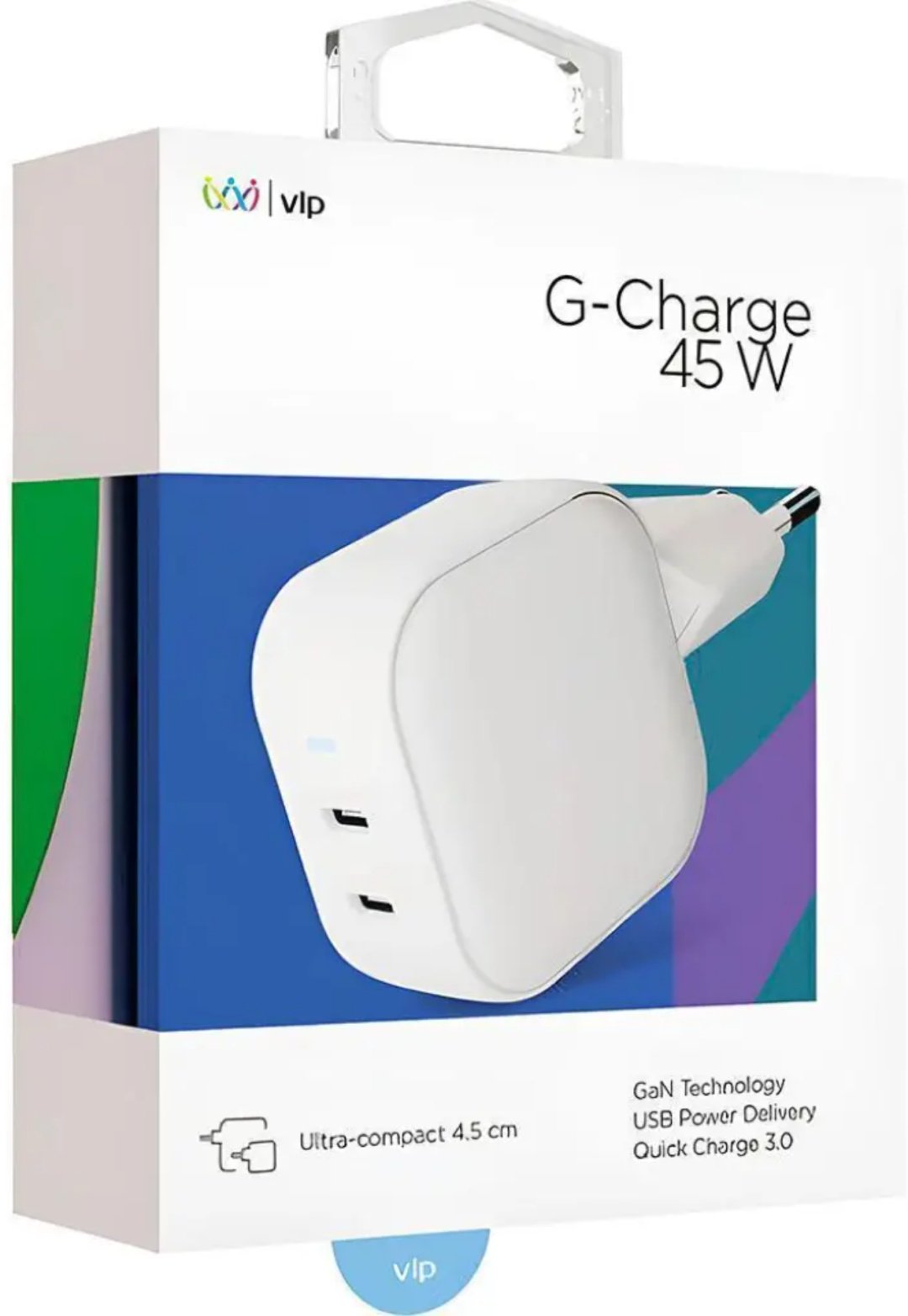 Зарядное устройство VLP G-Charge USB Type-C белый