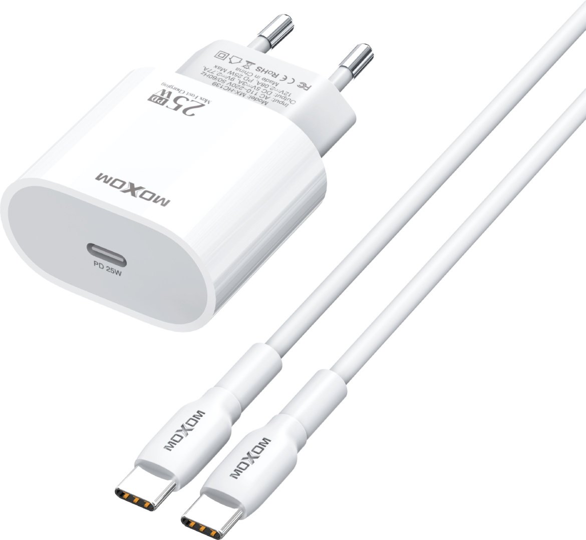 Зарядное устройство Moxom MX-HC139 белый