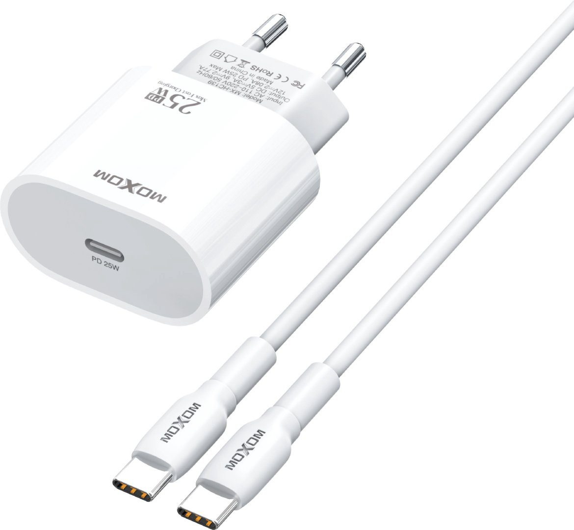 Зарядное устройство Moxom MX-HC139 белый