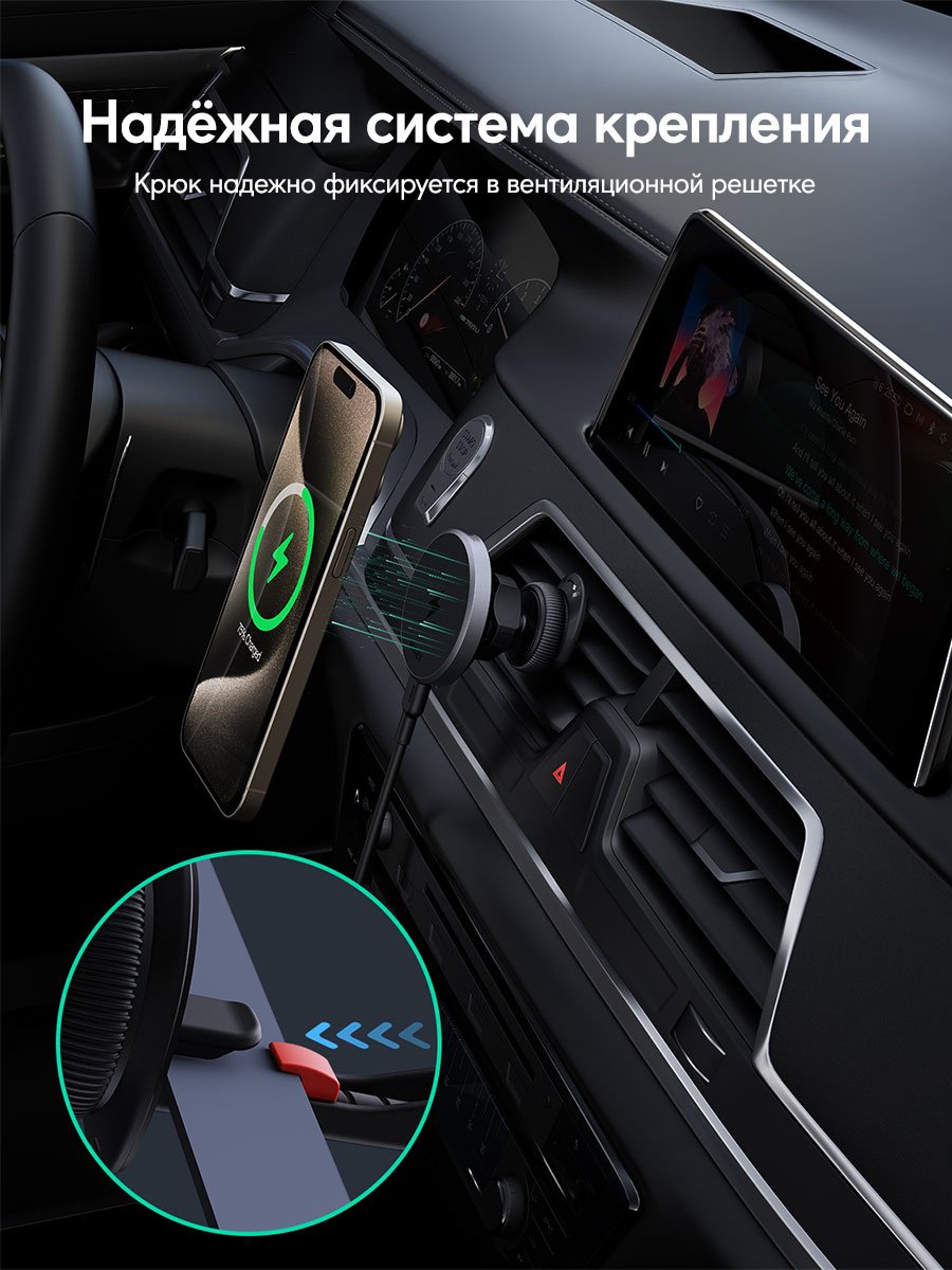 Зарядное устройство Aukey MagFusion Dash HD-MC13 USB Type-C серый - ForteMarket Зарядное устройство Aukey MagFusion Dash HD-MC13 USB Type-C серый купить,0