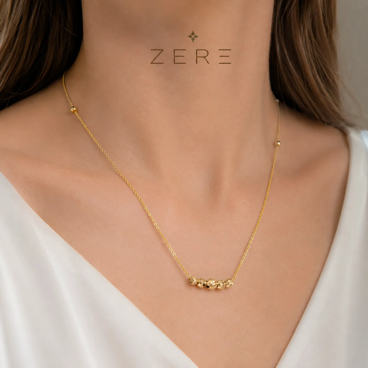 Колье Zere ZR070517 золото 2.13гр 45см купить,183000