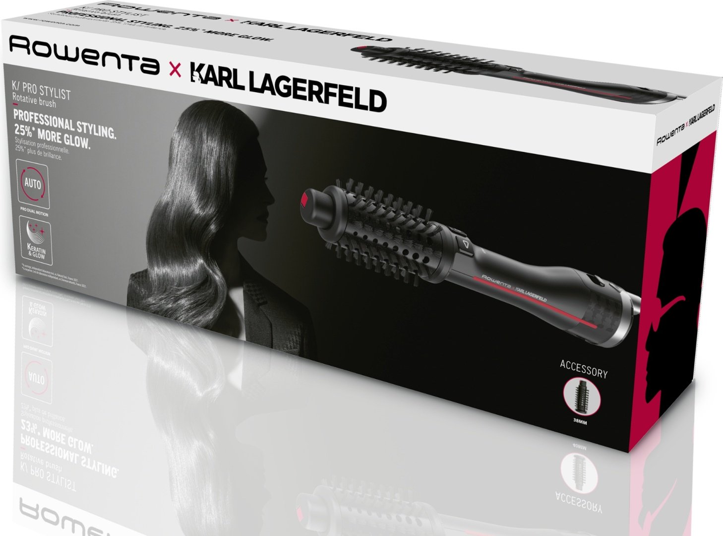 Rowenta x Karl Lagerfeld CF961LF0 фен-щетка 750 Вт