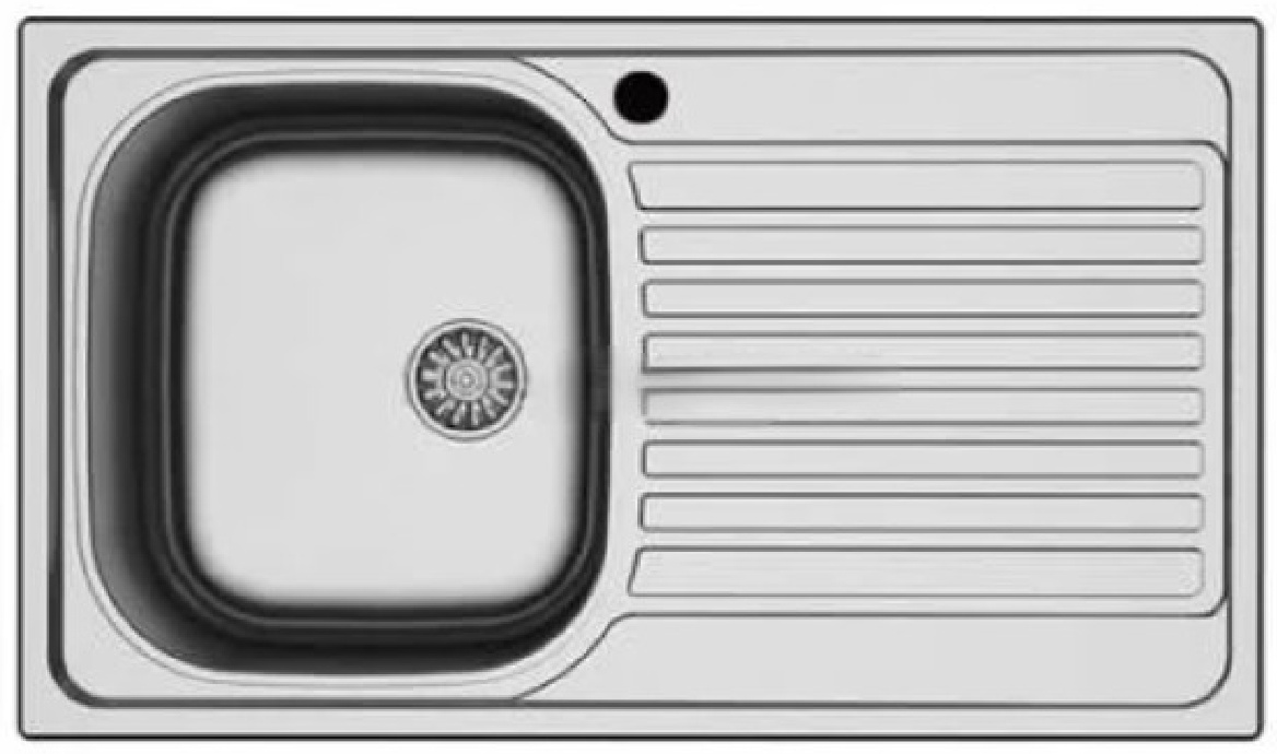 Кухонная мойка Asil AS 113 серебристая