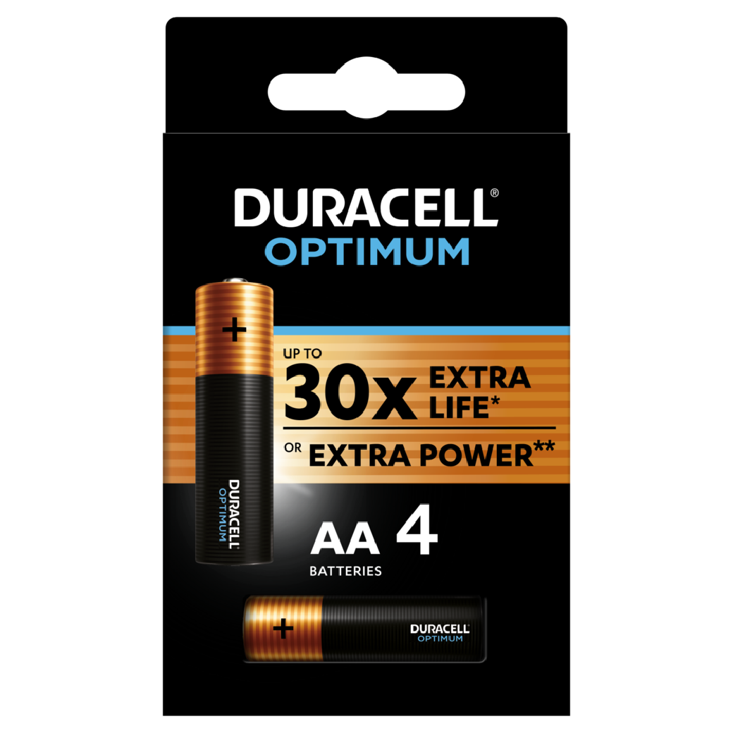 Батарейка Duracell Optimum AA 4шт