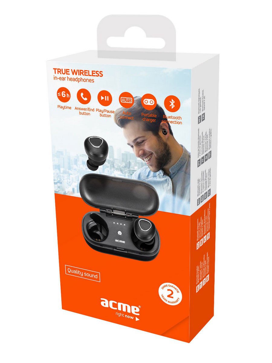 Наушники Acme BH406 черные купить,NaN