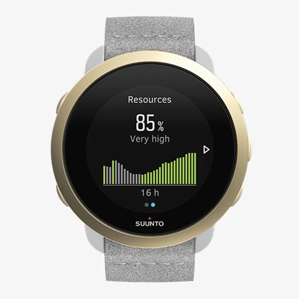Умные часы Suunto 3 Pebble white light gold SS050599000 grey
