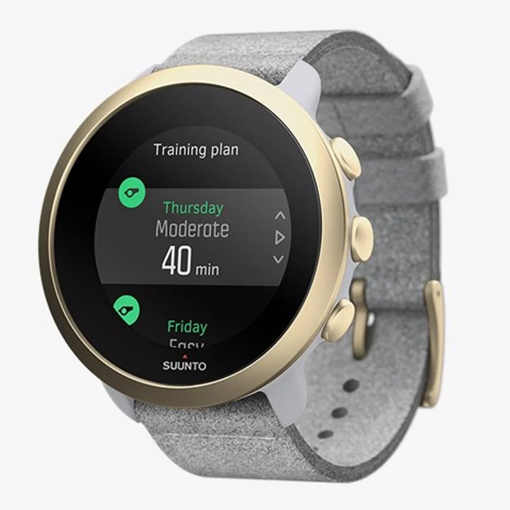 Умные часы Suunto 3 Pebble white light gold SS050599000 grey