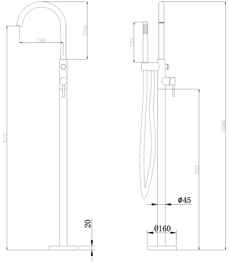Смеситель Abber Wasser Kreis AF8115NGN никель купить,555610