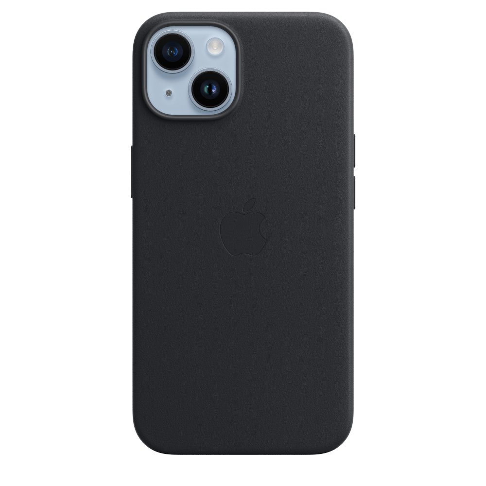 Чехол Apple для iPhone 14 Plus Leather Case with MagSafe MPP93ZM/A черный купить,0