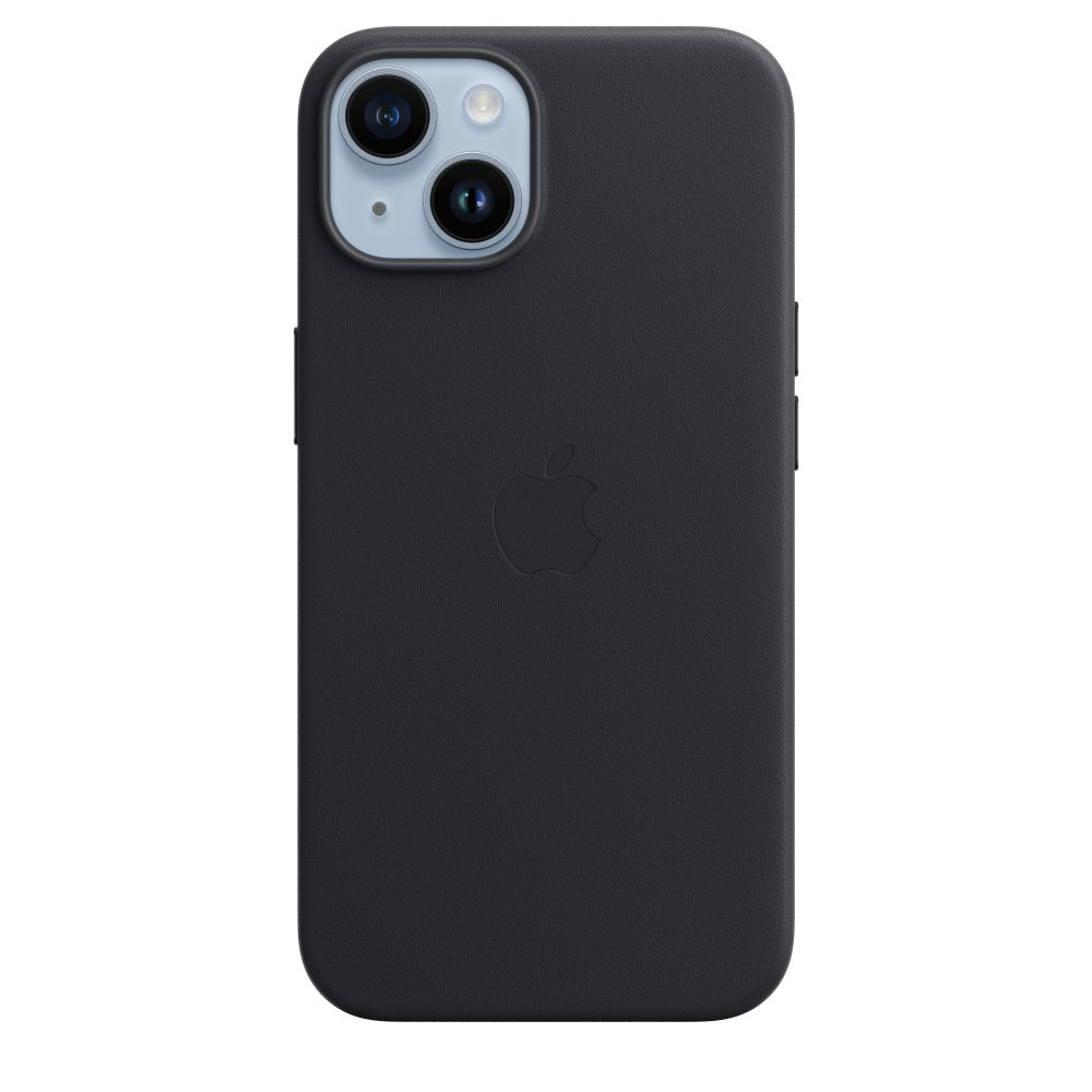 Чехол Apple для iPhone 14 Leather Case with MagSafe MPP43ZM/A черный купить,NaN