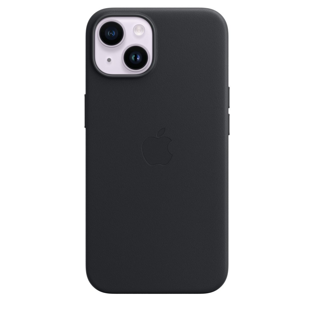 Чехол Apple для iPhone 14 Plus Leather Case with MagSafe MPP93ZM/A черный купить,0