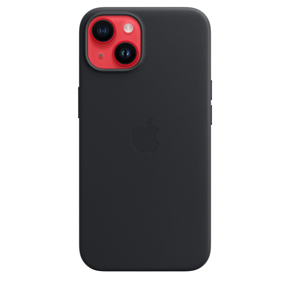 Чехол Apple для iPhone 14 Leather Case with MagSafe MPP43ZM/A черный купить,NaN