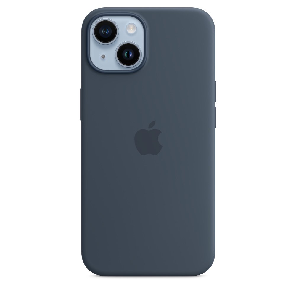 Чехол Apple для iPhone 14 Silicone Case with MagSafe MPRV3ZM/A синий шторм купить,NaN