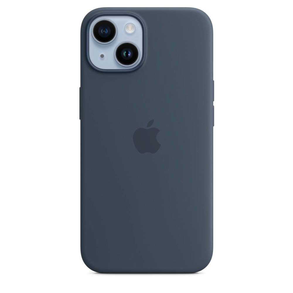 Чехол Apple для iPhone 14 Silicone Case with MagSafe MPRV3ZM/A синий шторм купить,NaN