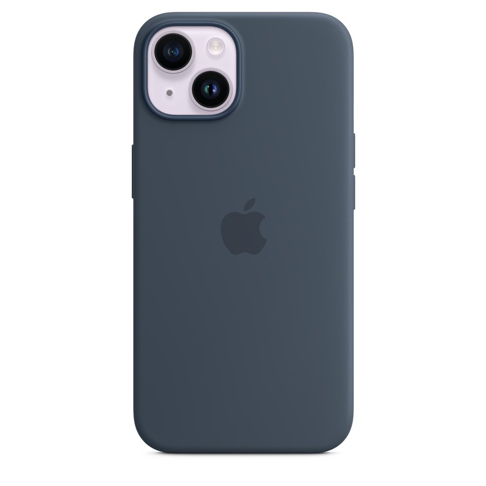Чехол Apple для iPhone 14 Silicone Case with MagSafe MPRV3ZM/A синий шторм купить,NaN
