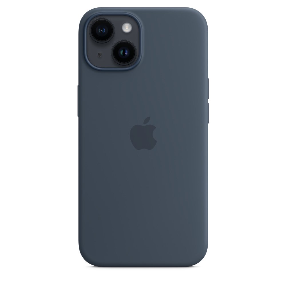 Чехол Apple для iPhone 14 Silicone Case with MagSafe MPRV3ZM/A синий шторм купить,NaN