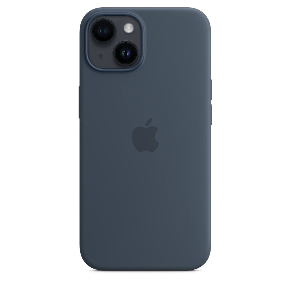 Чехол Apple для iPhone 14 Silicone Case with MagSafe MPRV3ZM/A синий шторм купить,NaN