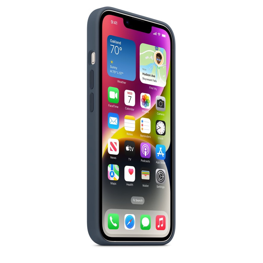 Чехол Apple для iPhone 14 Silicone Case with MagSafe MPRV3ZM/A синий шторм купить,NaN