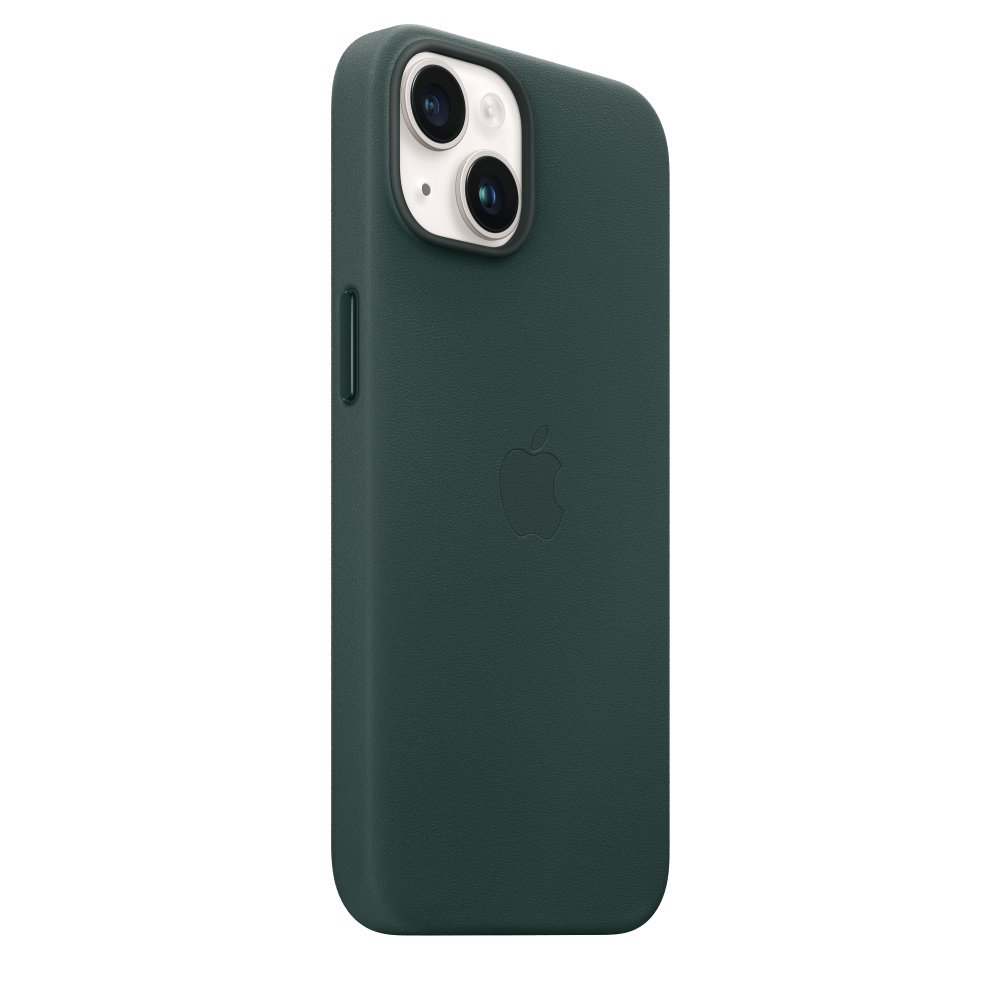 Чехол Apple для iPhone 14 Leather Case with MagSafe MPP53ZM/A зеленый лес - ForteMarket Чехол Apple для iPhone 14 Leather Case with MagSafe MPP53ZM/A зеленый лес купить,0
