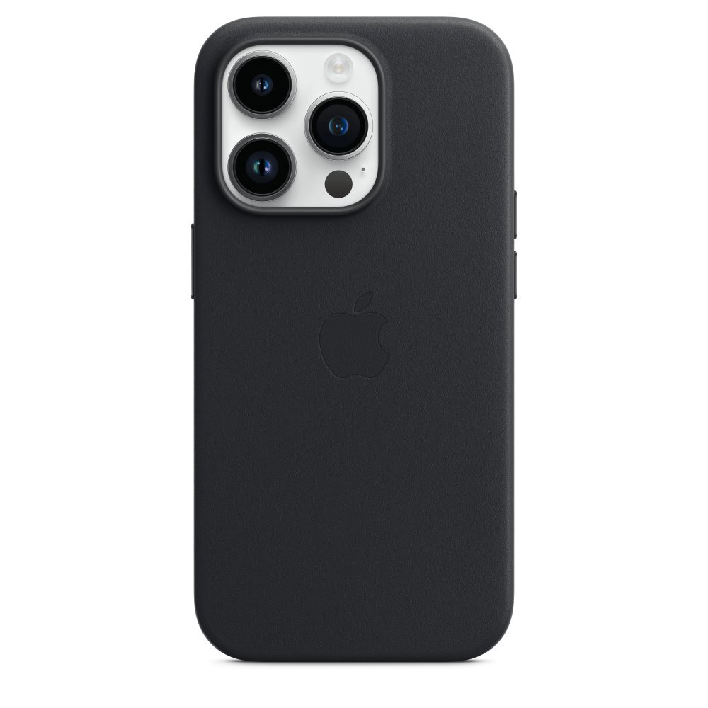 Чехол Apple для iPhone 14 Pro Leather Case with MagSafe MPPG3ZM/A темная ночь купить,NaN