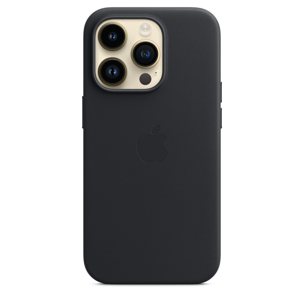 Чехол Apple для iPhone 14 Pro Leather Case with MagSafe MPPG3ZM/A темная ночь купить,NaN