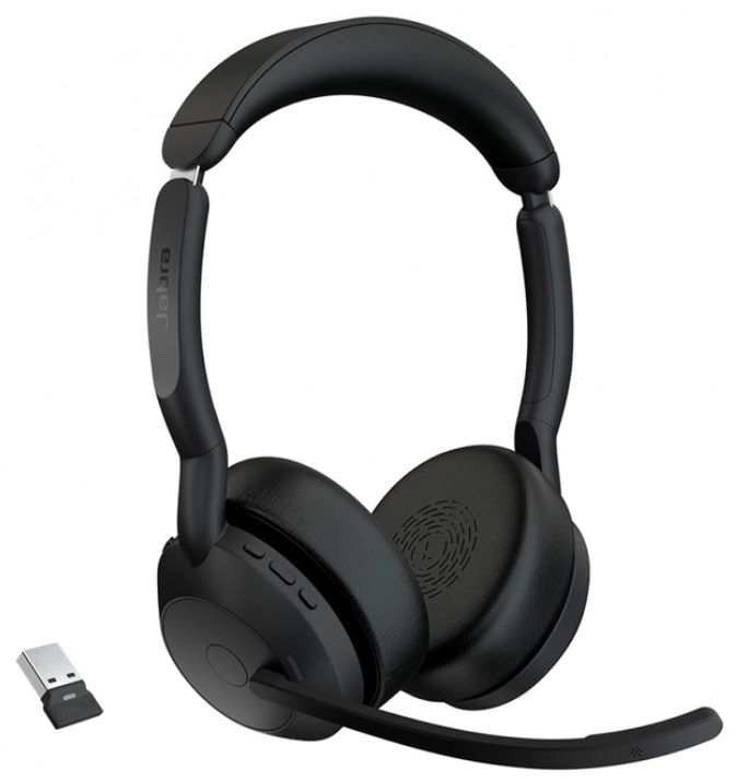 Наушники Jabra Evolve2 55 Link380a MS Stereo Stand 25599-999-989 Black