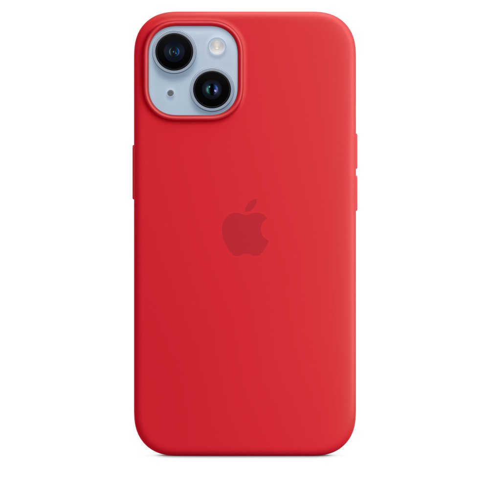 Чехол Apple для iPhone 14 Silicone Case with MagSafe MPRW3ZM/A красный