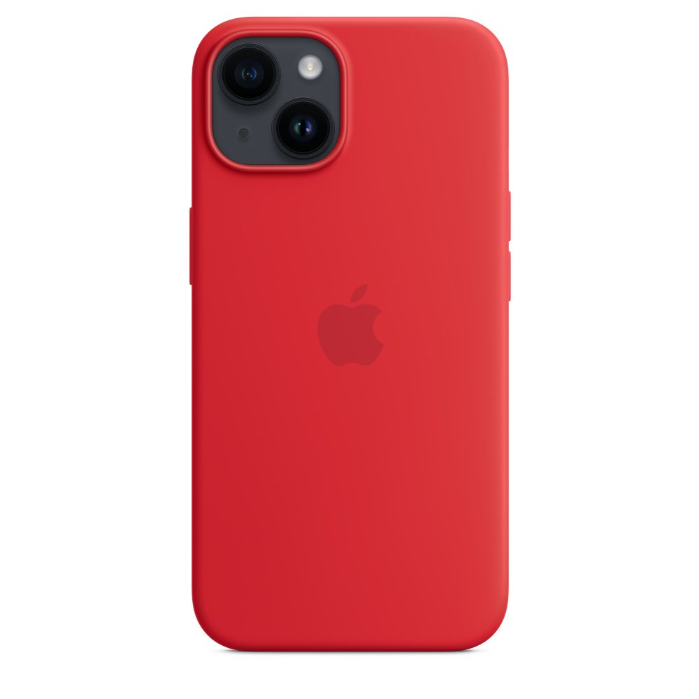 Чехол Apple для iPhone 14 Silicone Case with MagSafe MPRW3ZM/A красный - ForteMarket Чехол Apple для iPhone 14 Silicone Case with MagSafe MPRW3ZM/A красный купить,0