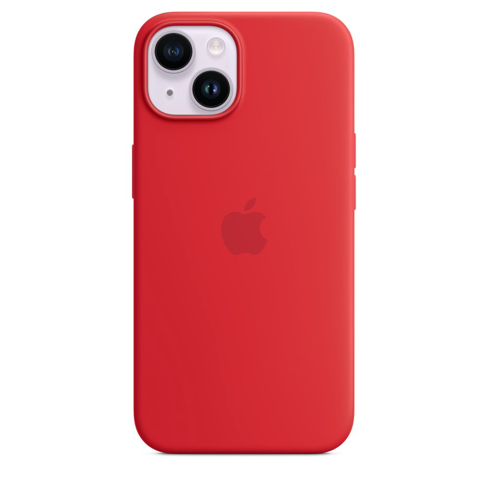 Чехол Apple для iPhone 14 Silicone Case with MagSafe MPRW3ZM/A красный купить,NaN